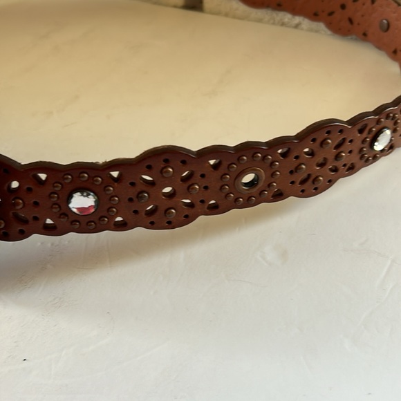Studded Leather Belt - Picture 3 of 7